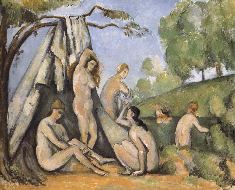 Paul Cezanne Bath woman who